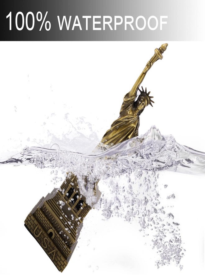 FUNHOKO Statue of Liberty America 12.5 Inches Metal Model Souvenir Home Decor Gift Copper Tint for Friends,New York City Party Supplies (32 cm) - Image 4